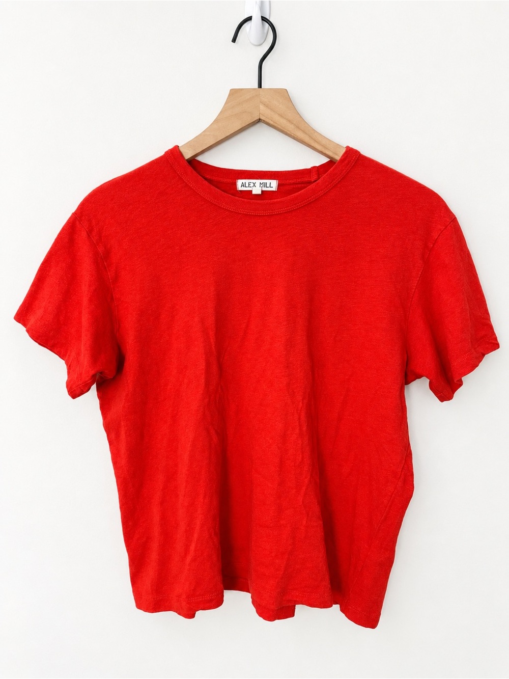 Alex Mill Red Boxy Crewneck T Shirt Size Medium